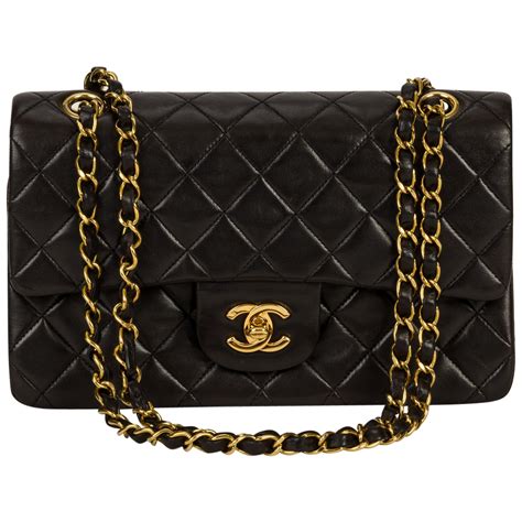 chanel black and gold bag|chanel purses black original.